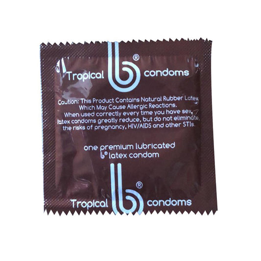Tropical Flavors b condoms, 1000 case